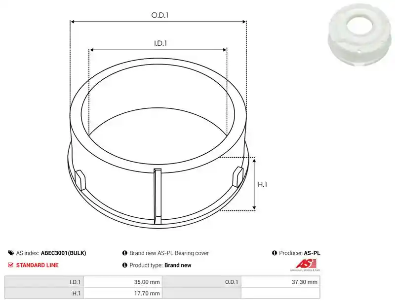 AS-PL ABEC3001(BULK)