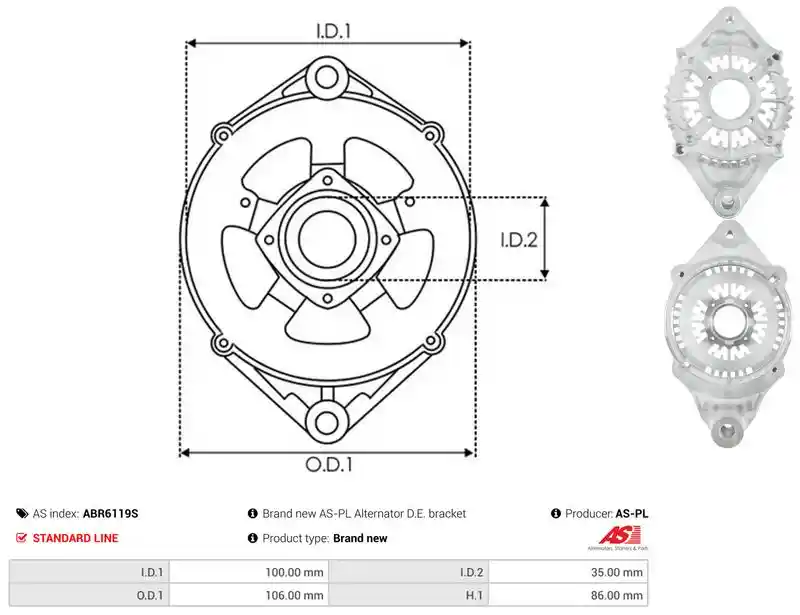 AS-PL ABR6119S