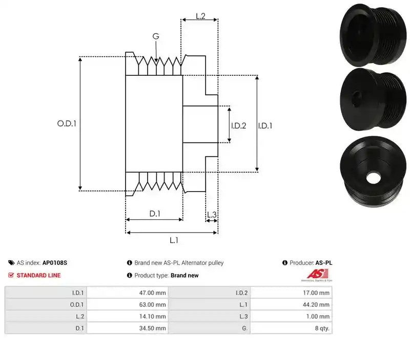 AS-PL AP0108S
