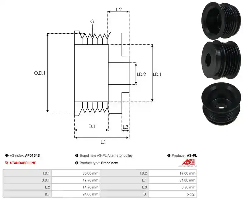 AS-PL AP0154S
