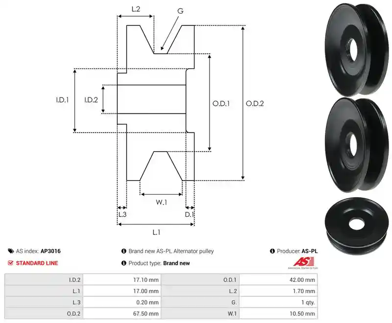 AS-PL AP3016