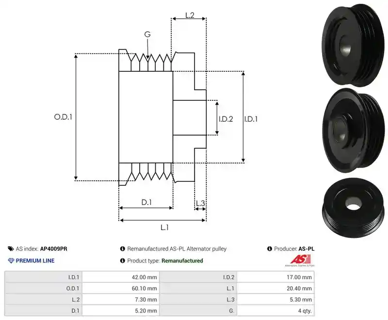 AS-PL AP4009PR