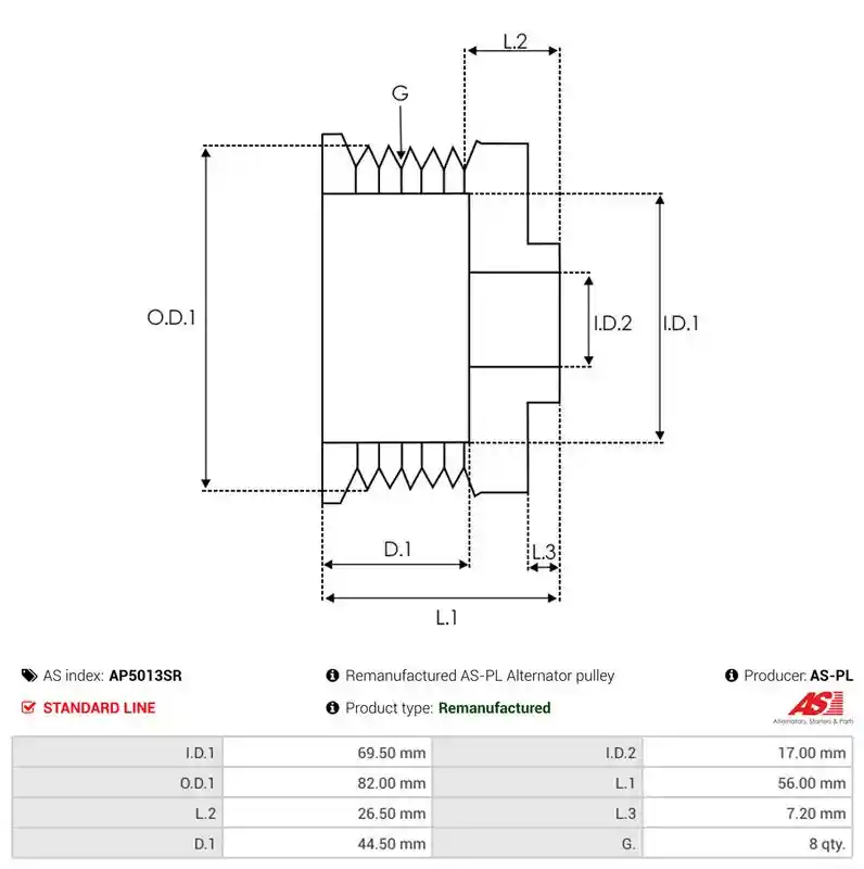 AS-PL AP5013SR