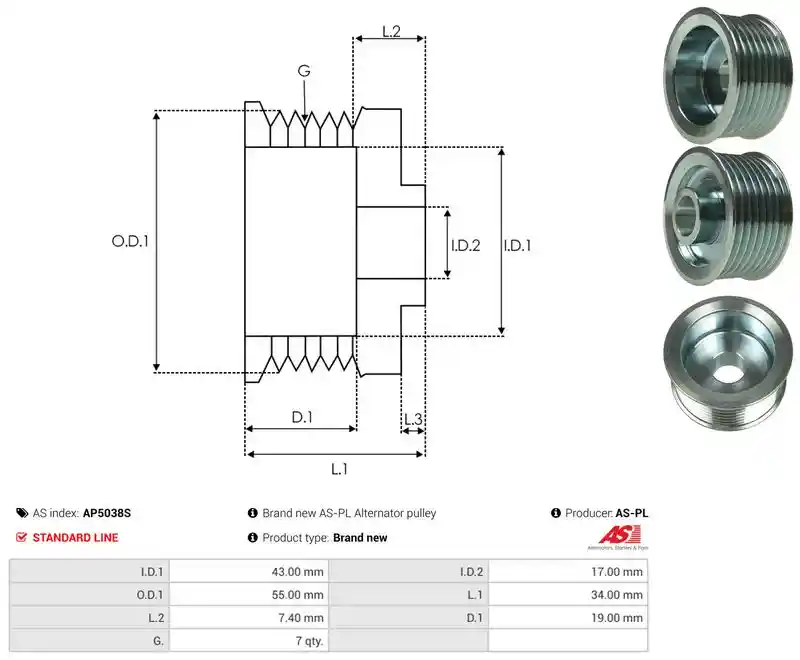 AS-PL AP5038S