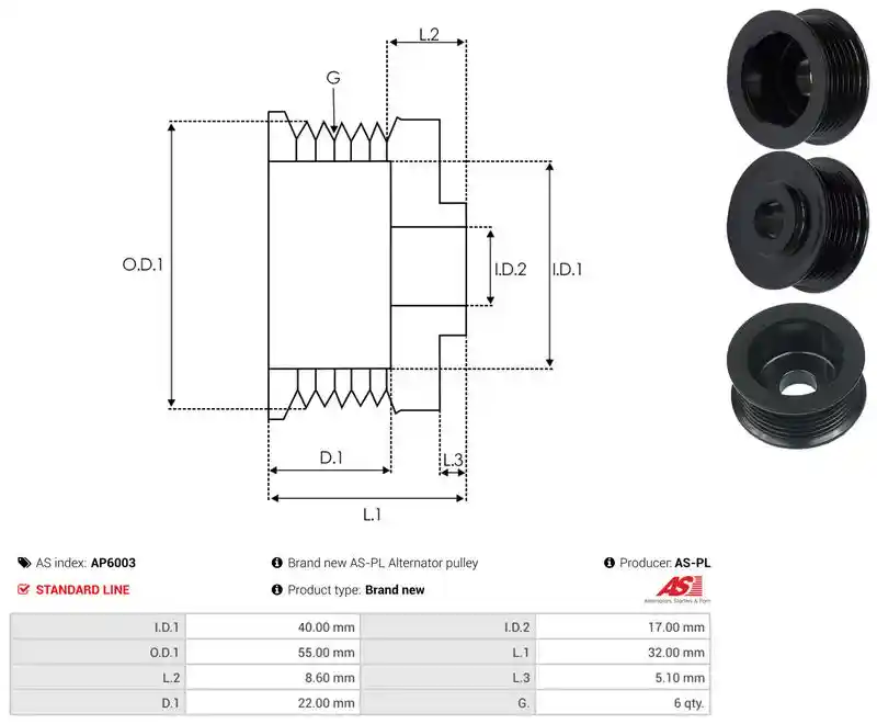 AS-PL AP6003