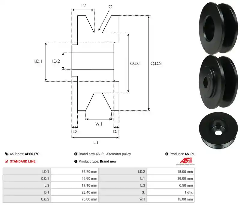 AS-PL AP6017S