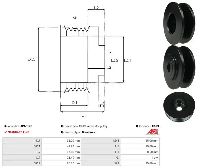 AS-PL AP6017S