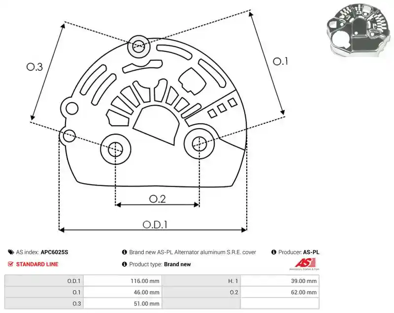 AS-PL APC6025S