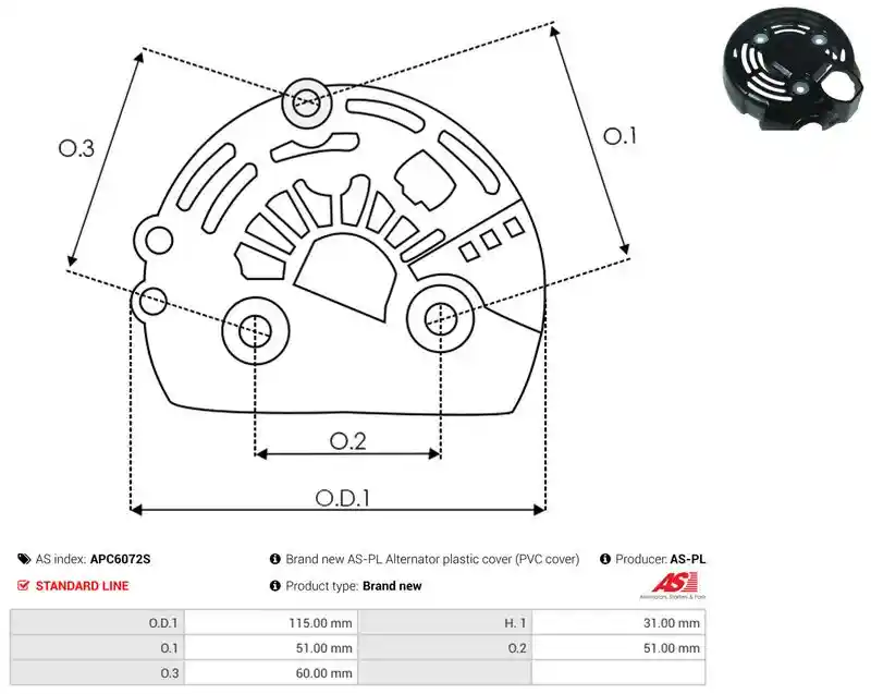 AS-PL APC6072S