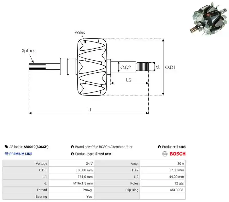 AS-PL AR0019(BOSCH)