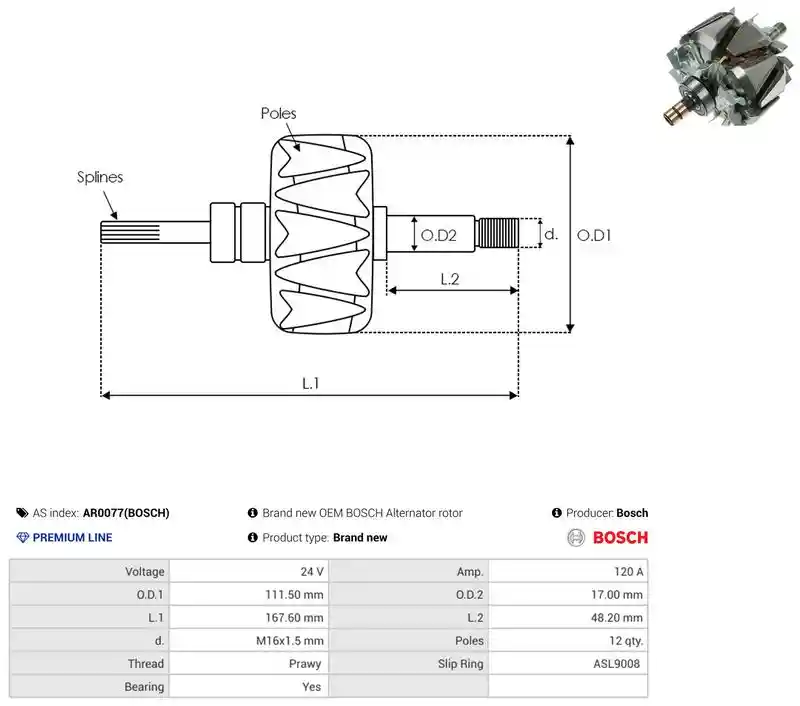AS-PL AR0077(BOSCH)