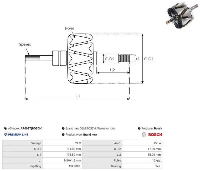 AS-PL AR0087(BOSCH)