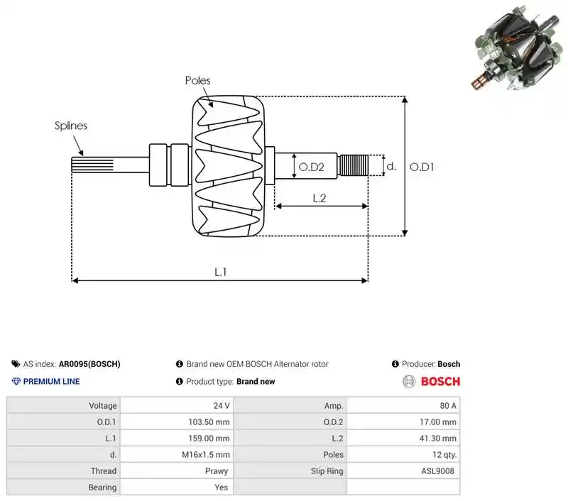 AS-PL AR0095(BOSCH)