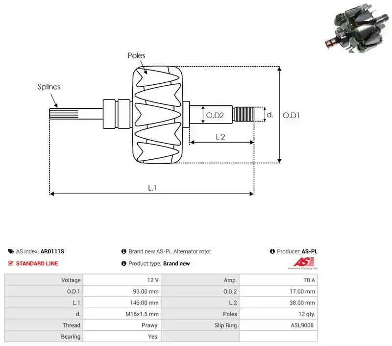 AS-PL AR0111S
