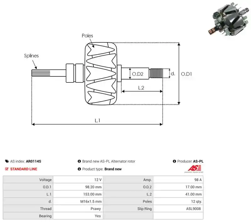 AS-PL AR0114S