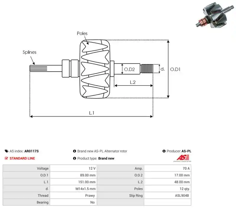 AS-PL AR0117S