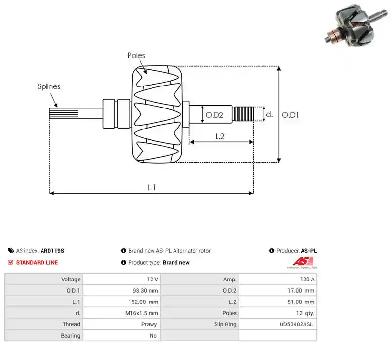 AS-PL AR0119S