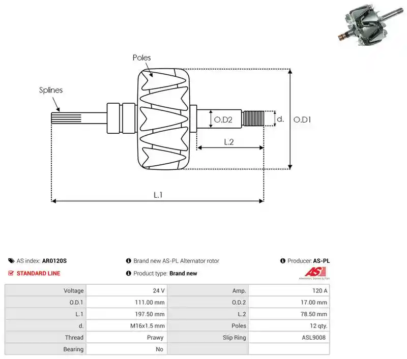 AS-PL AR0120S