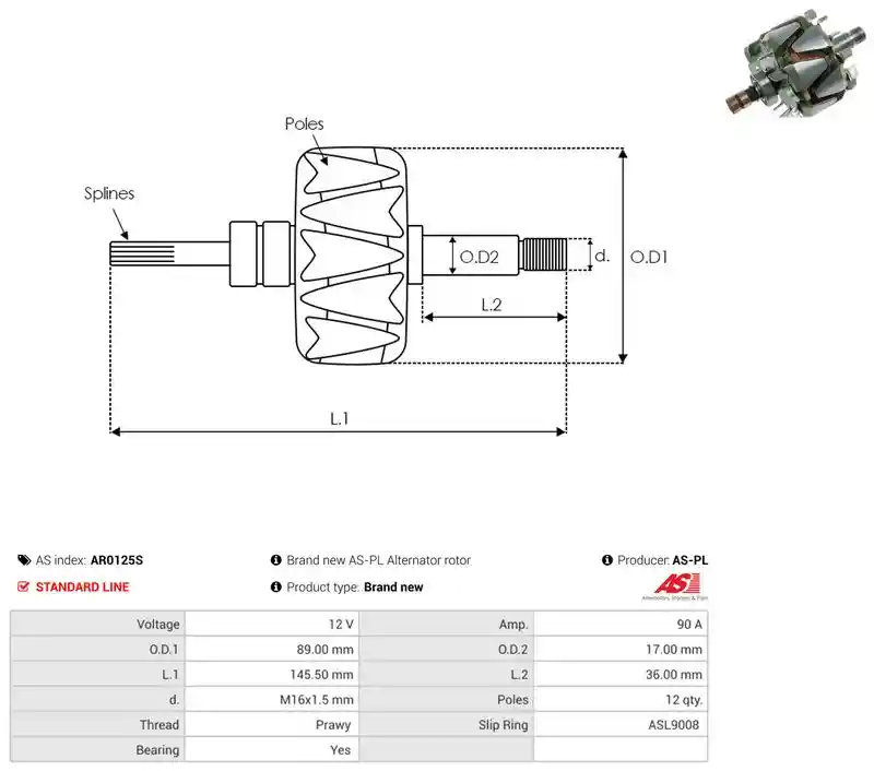 AS-PL AR0125S