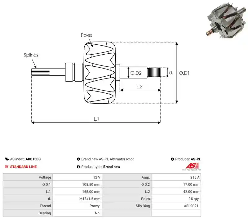 AS-PL AR0150S