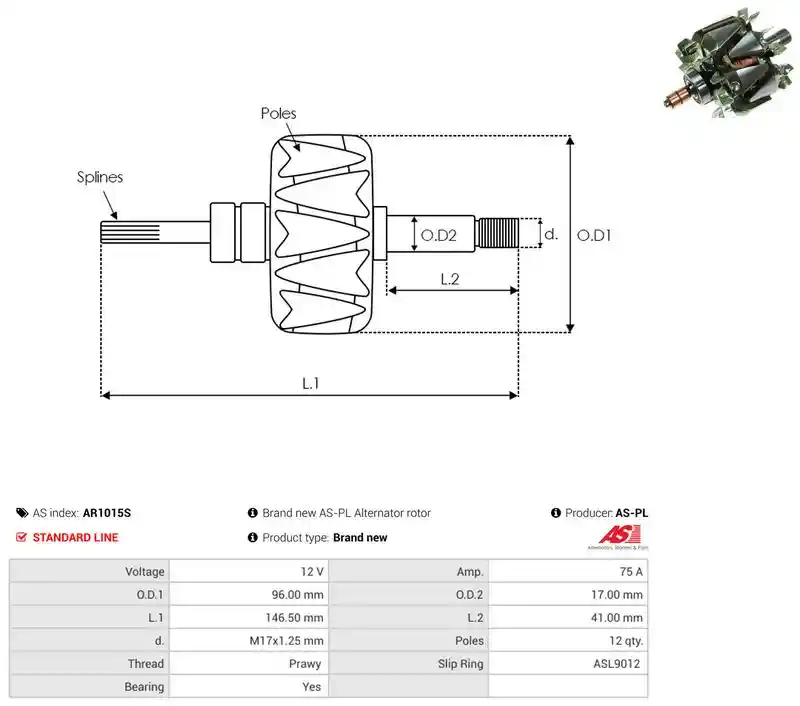 AS-PL AR1015S
