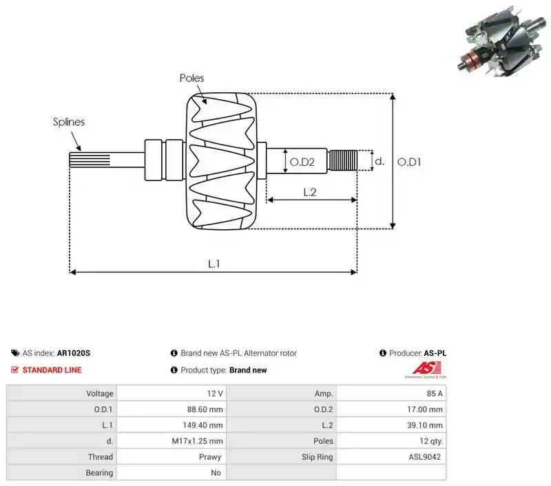 AS-PL AR1020S