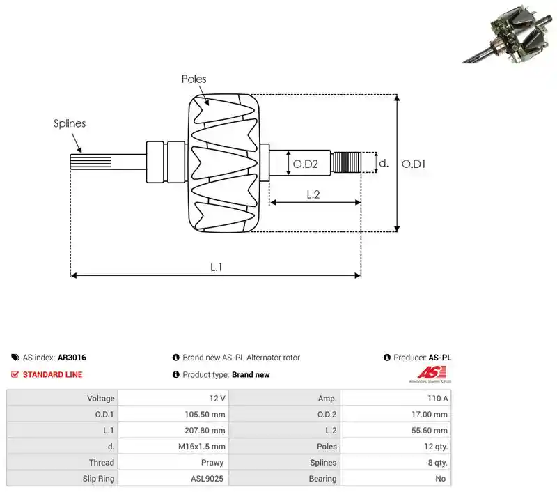 AS-PL AR3016