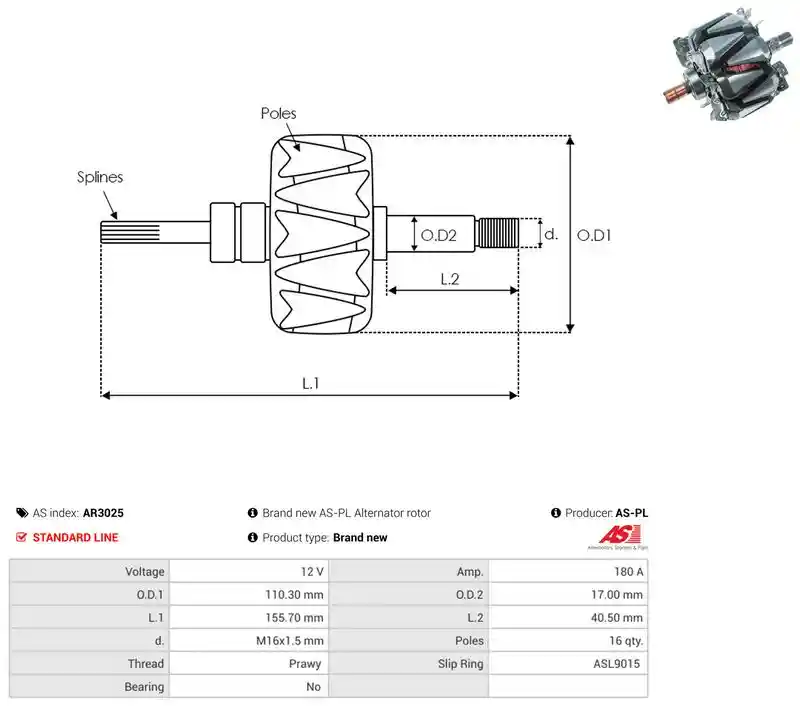 AS-PL AR3025