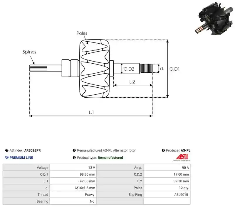 AS-PL AR3028PR