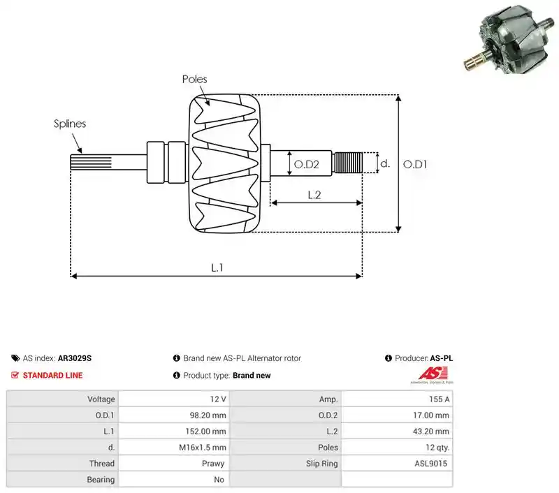 AS-PL AR3029S