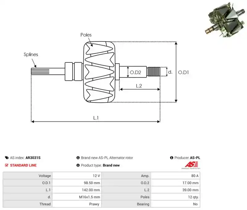 AS-PL AR3031S
