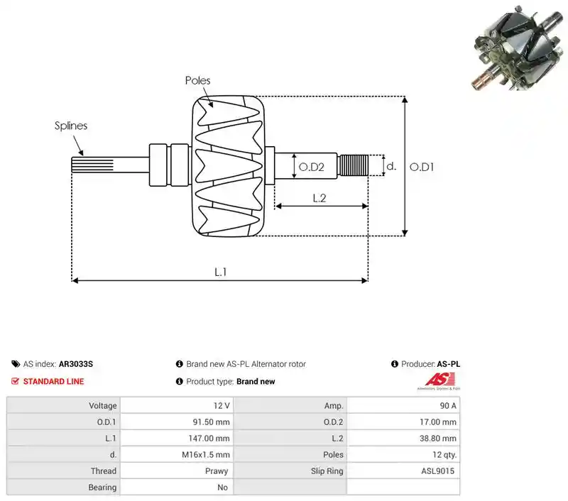 AS-PL AR3033S