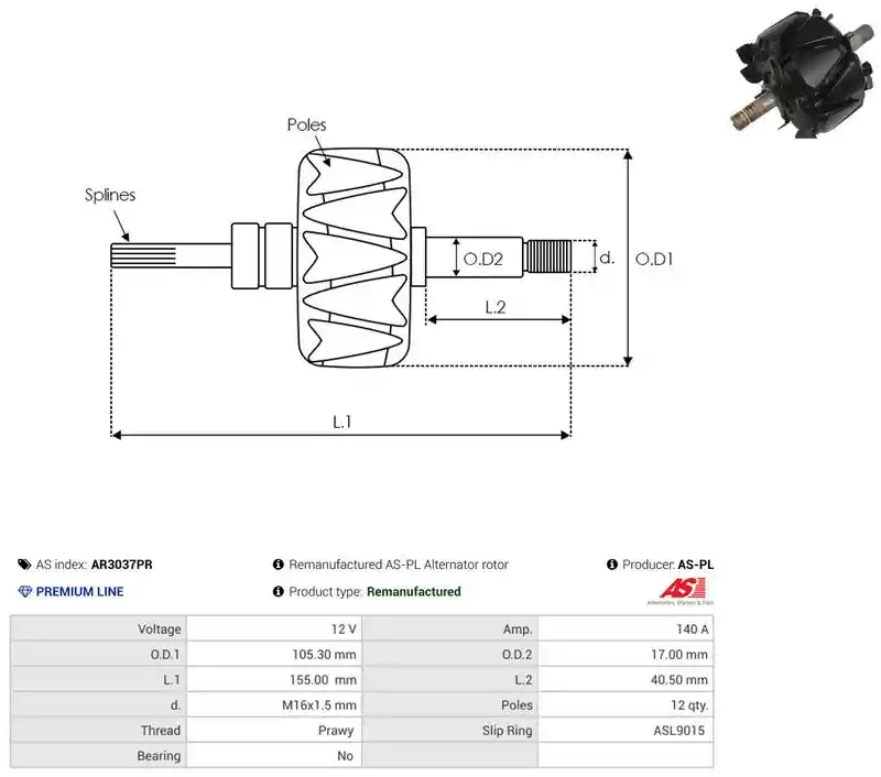 AS-PL AR3037PR