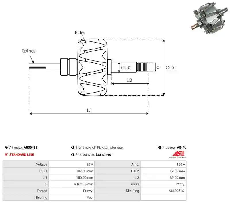 AS-PL AR3043S