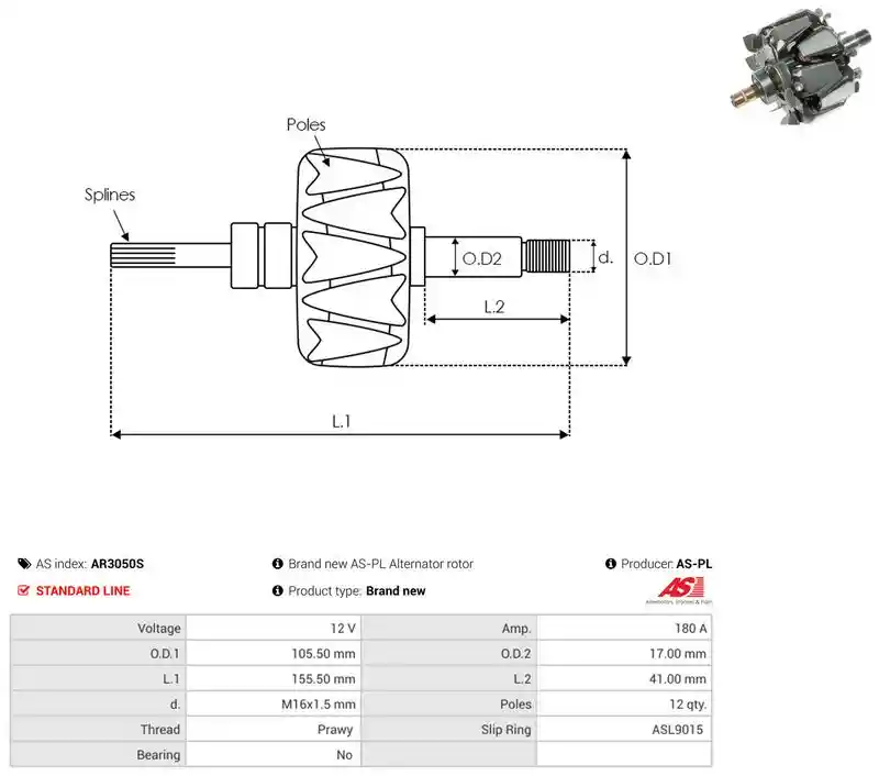 AS-PL AR3050S