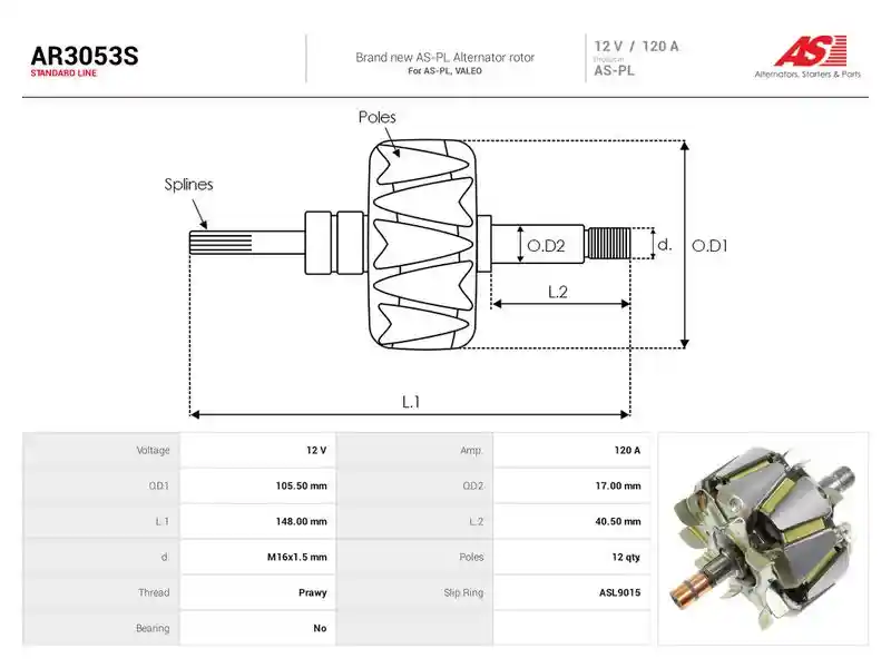 AS-PL AR3053S