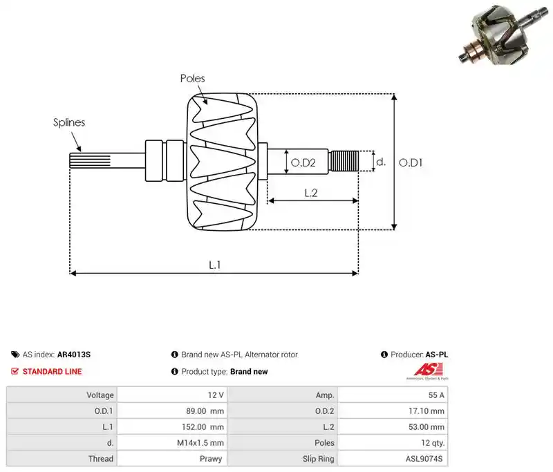 AS-PL AR4013S