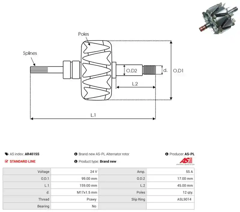 AS-PL AR4015S