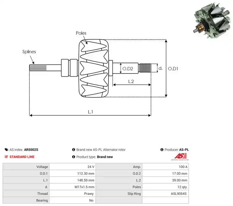 AS-PL AR5002S