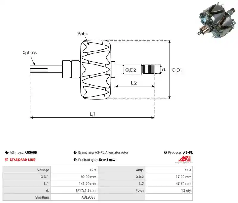 AS-PL AR5008