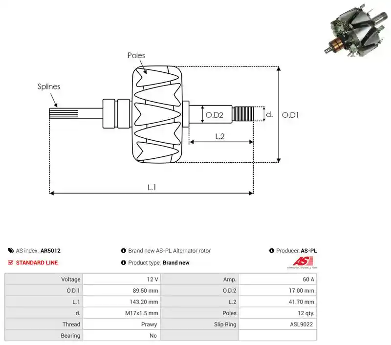 AS-PL AR5012