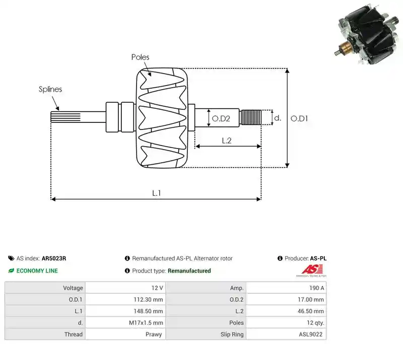 AS-PL AR5023R