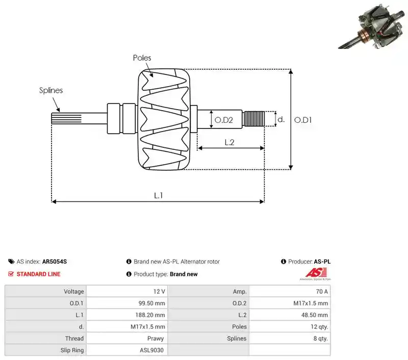 AS-PL AR5054S