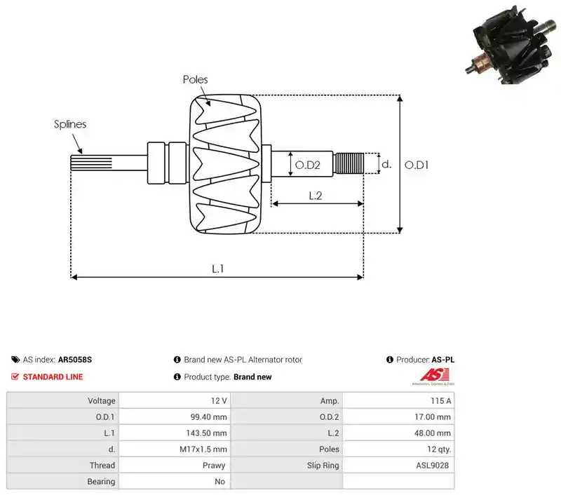 AS-PL AR5058S