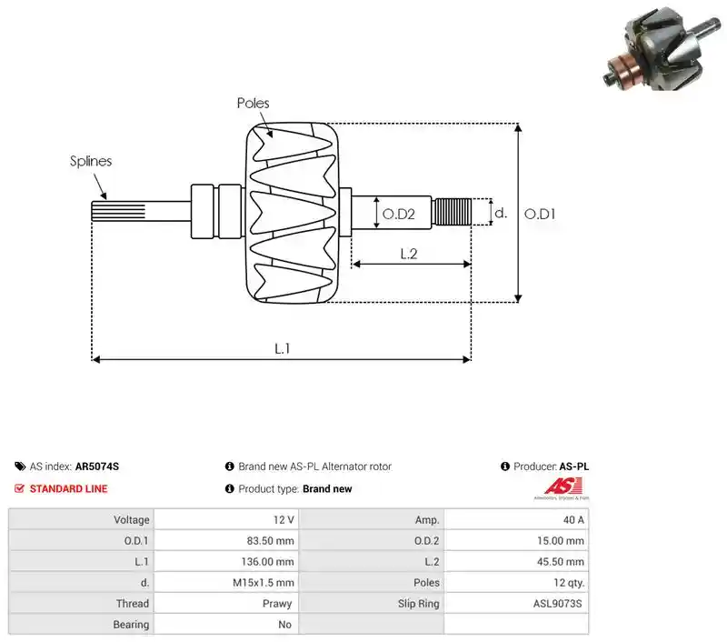 AS-PL AR5074S