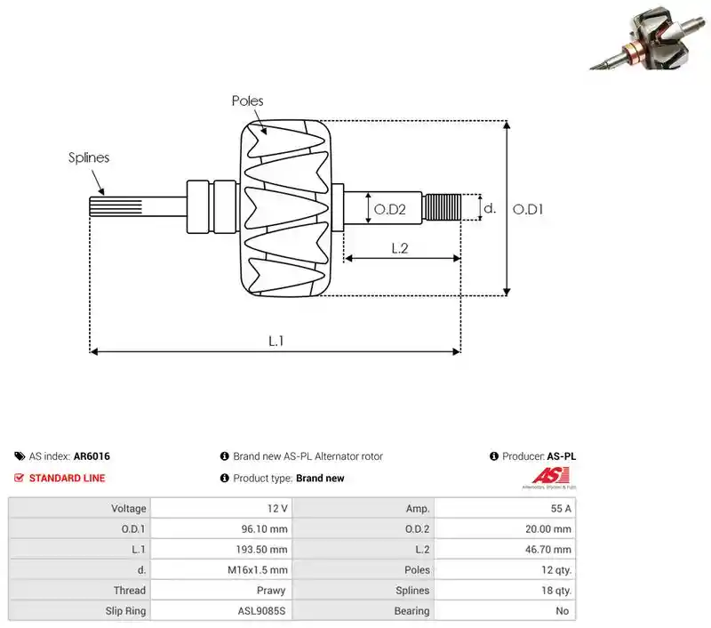 AS-PL AR6016