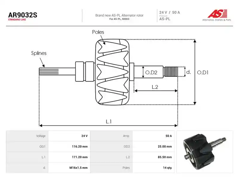 AS-PL AR9032S