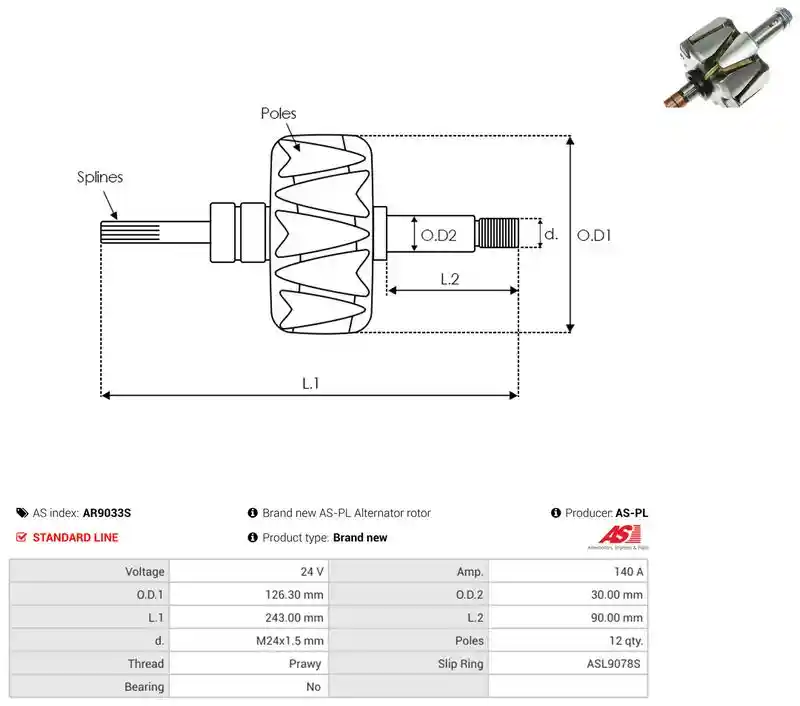 AS-PL AR9033S