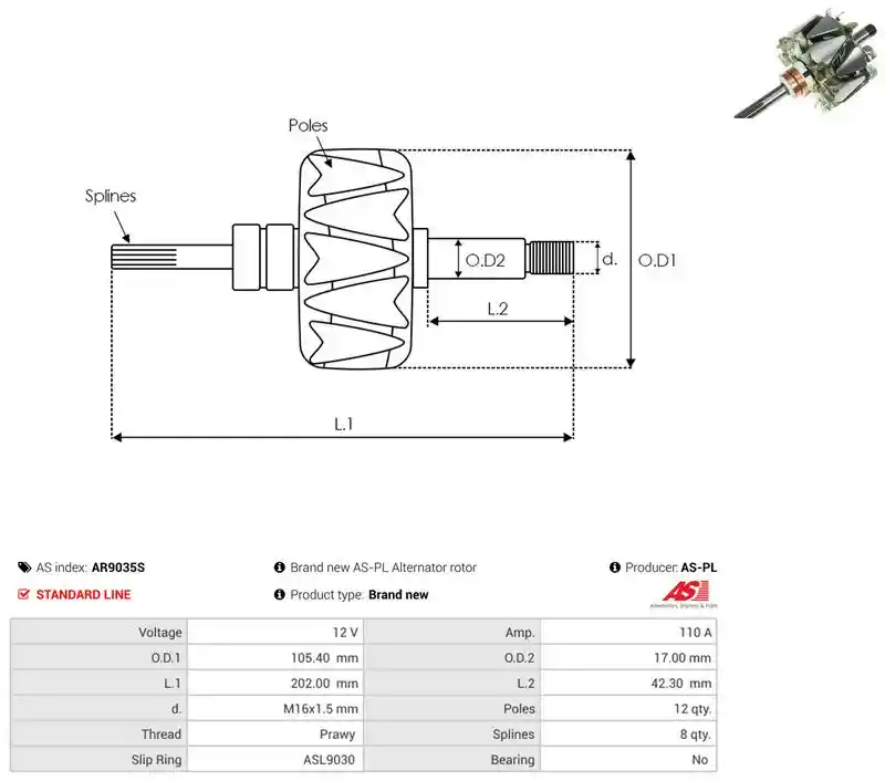 AS-PL AR9035S