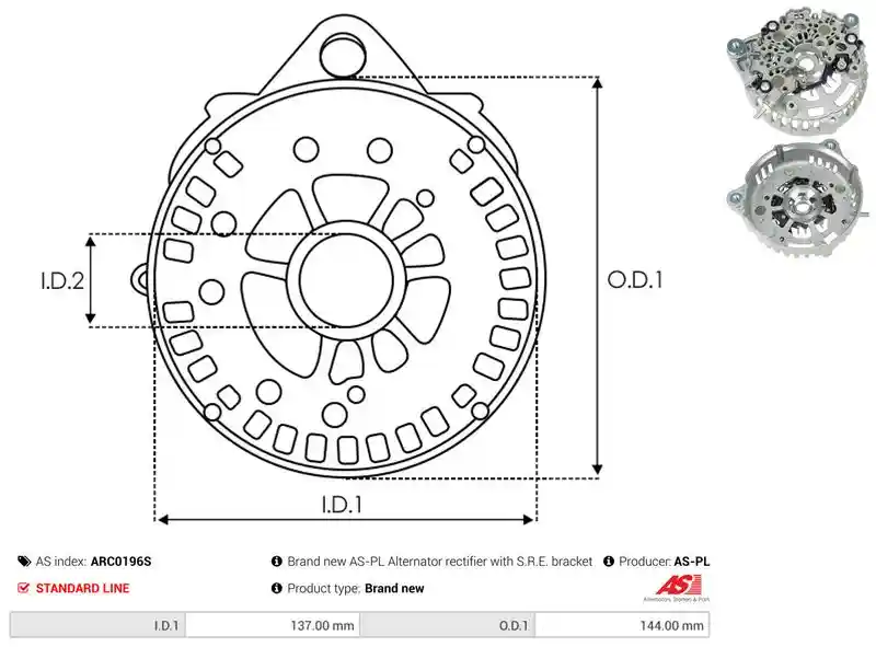 AS-PL ARC0196S